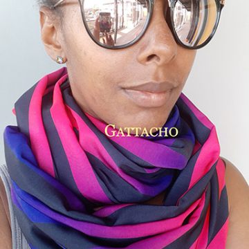 Not-so-basic Stripes Fantasy Infinity Scarf (heavyweight, full)