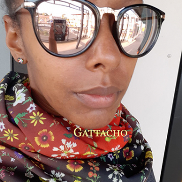 West Texas Wildflowers Red Ombre Infinity Scarf (lightweight, full)